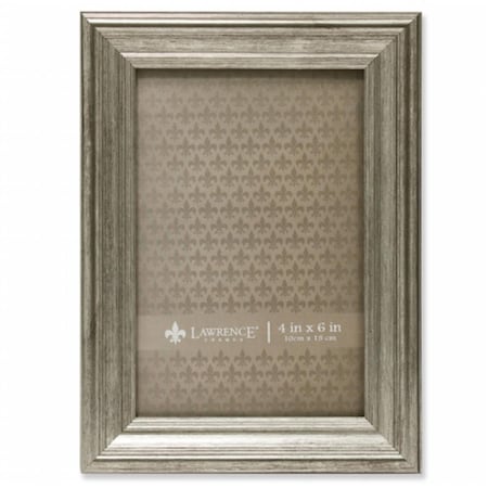 Lawrence Frames Sutter Burnished Picture Frame - Silver- 0.67 in. 536346